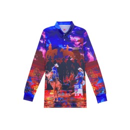 Order online custom-made long-sleeved men's polo shirts, personal design jumping competitions, bullfighting competitions, full-piece printing, dye-sublimation specialty store, three buttons P1431 Order online custom-made long-sleeved men's polo shirts, personal design jumping competitions, bullfighting competitions, full-piece printing, dye-sublimation specialty store, three buttons P1431